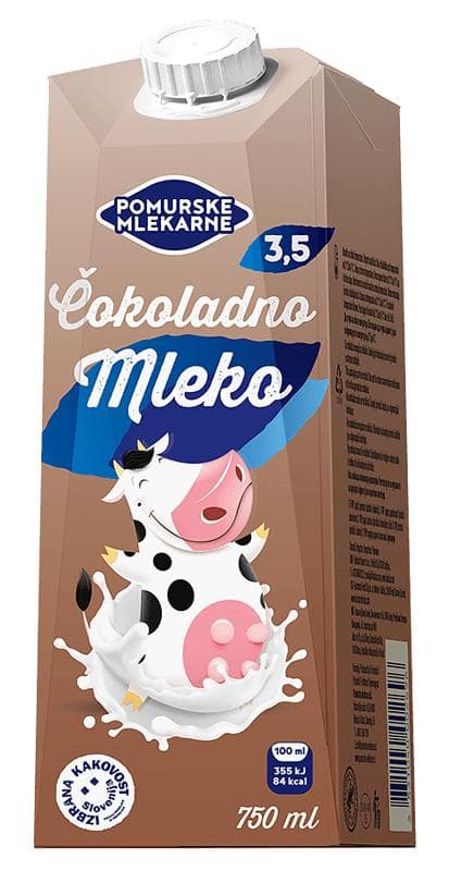 Čokoladno mleko 750 ml Pomurske Mlekarne Akcija v trgovini Jager