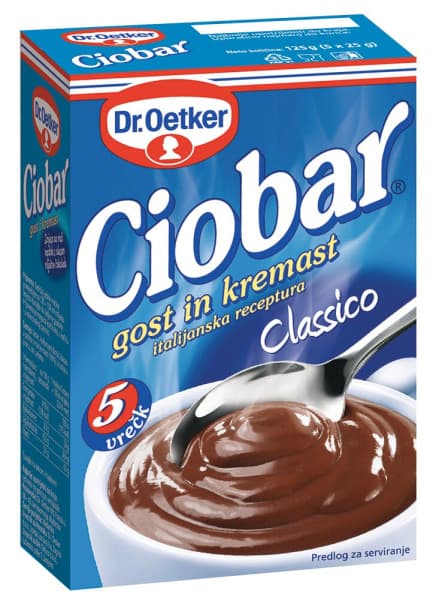 Vroča čokolada Ciobar 5x 25 g Dr. Oetker Akcija v trgovini E.Leclerc