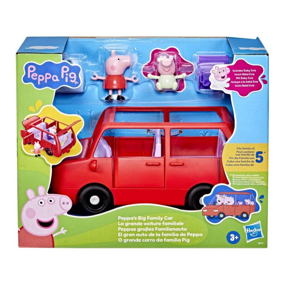 Hasbro Pujsa Pepa veliki družinski avto Akcija v trgovini Mueller
