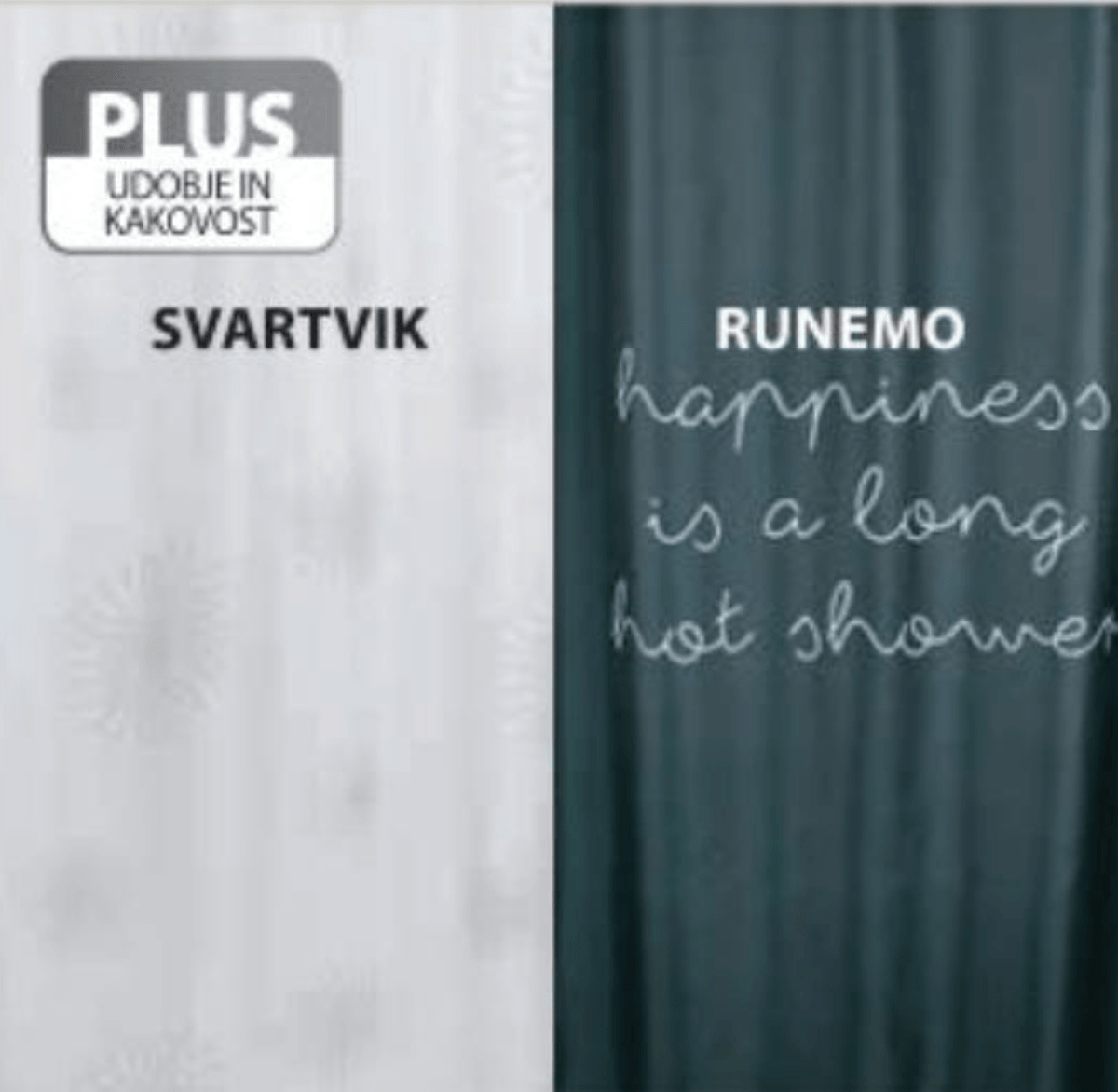Kopalniška zavesa SVARTVIK 150x200 cm - Akcija v trgovini Jysk