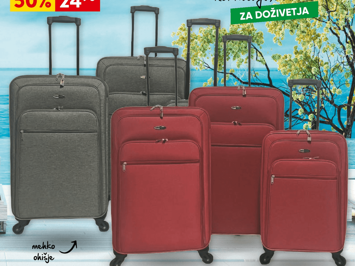 Potovalni kovček - Akcija v trgovini Spar