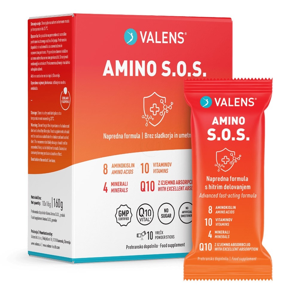 Valens prehranska dopolnila Amino SOS Akcija v trgovini E.Leclerc