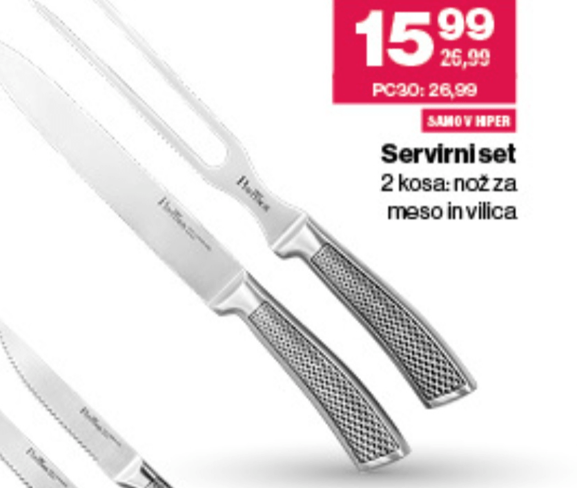 Buller Servirni set 2 kosa - Akcija v trgovini Mercator