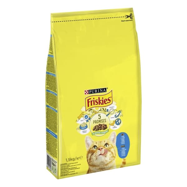 Briketi za mačke Friskies 1,5 kg Akcija v trgovini Spar