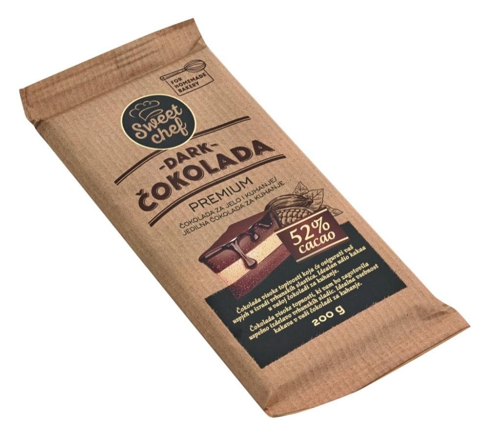 Jedilna čokolada Sweet Chef Mercator 200 g Akcija v trgovini Mercator
