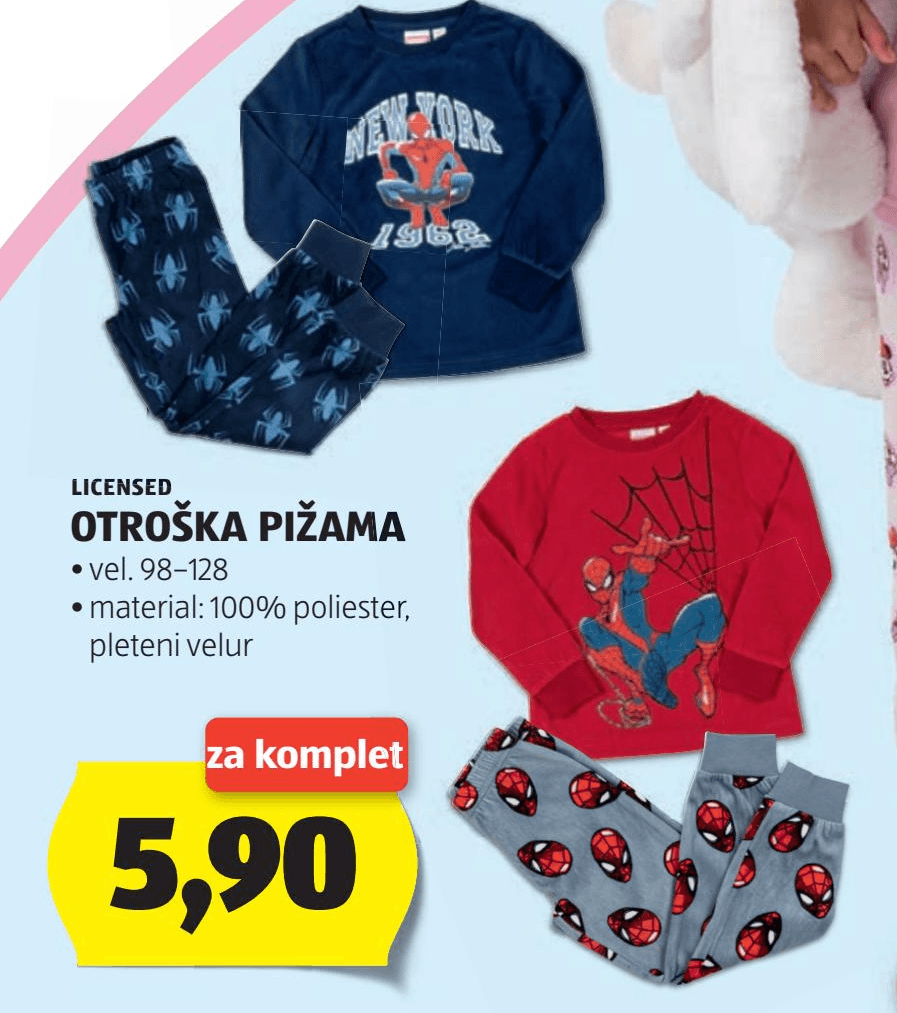 Licensed otroška pižama Akcija v trgovini Hofer