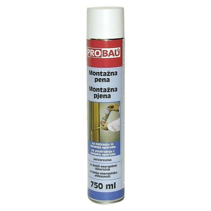 Univerzalna montažna pena 750 ml PROBAU Akcija v trgovini Bauhaus