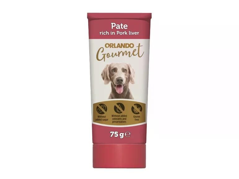 Orlando Gourmet paŔteta za pse 75 g Akcija v trgovini Lidl