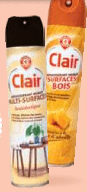ČISTILO V SPREJU CLAIR 300 ml - Akcija v trgovini E.Leclerc