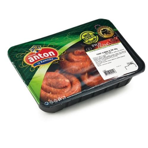 Klobasa za žar Anton 450 g Akcija v trgovini Tuš