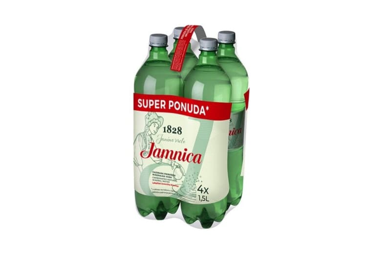 Jamnica gazirana mineralna voda 4 x 1,5 l Akcija v trgovini Lidl