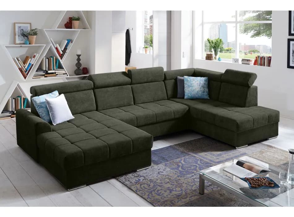 Lifestyle kotna sedežna garnitura CUBINO XL 210x370x190 cm Akcija v trgovini Harvey Norman