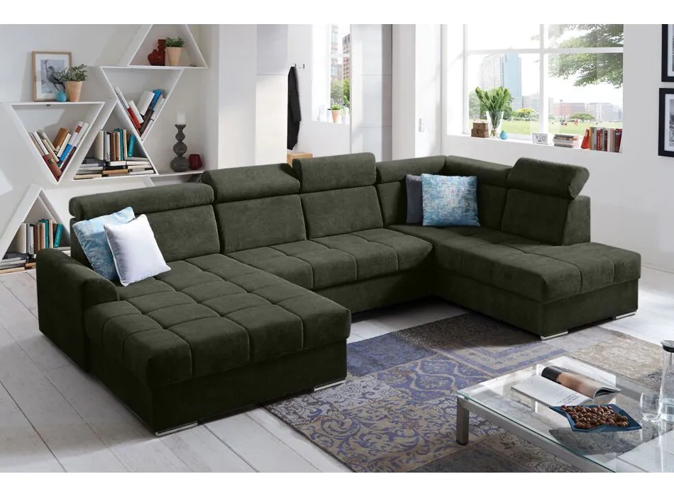 Lifestyle kotna sedežna garnitura CUBINO XL 210x370x190 cm Akcija v trgovini Harvey Norman