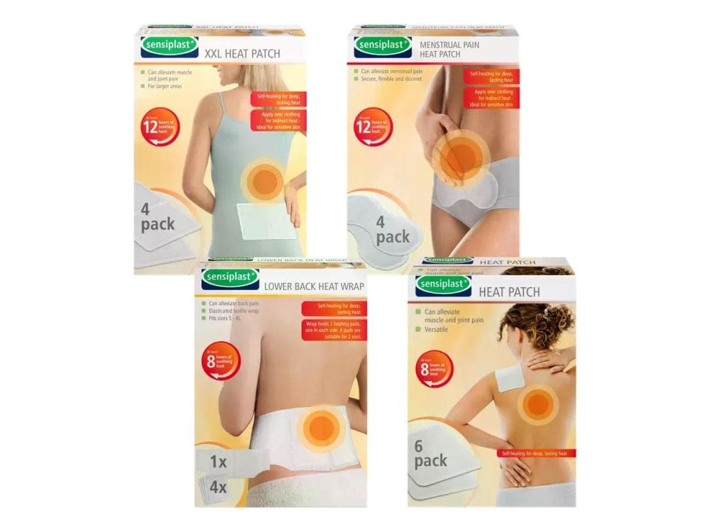 Sensiplast grelni obliž/pas kompl. Akcija v trgovini Lidl