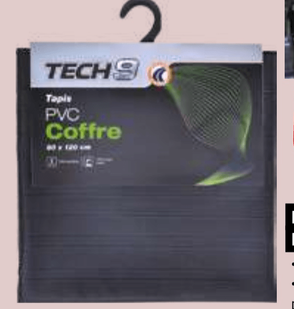 Preproga za prtljažni prostor 80 x 120 cm Tech9 Akcija v trgovini E.Leclerc