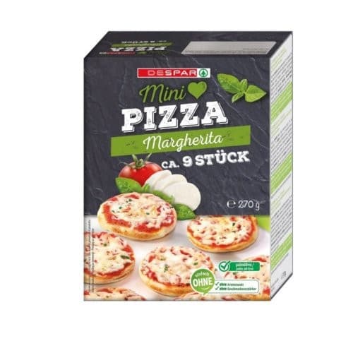 Mini pizza 9 x 30 g DESPAR Akcija v trgovini Spar