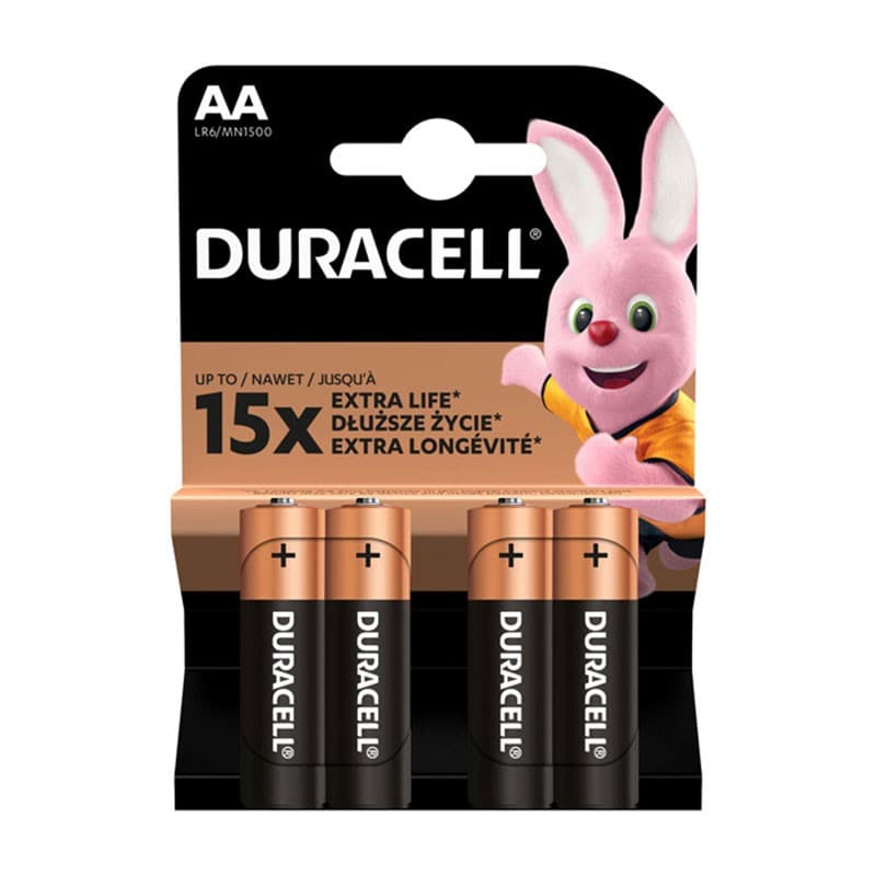 Baterije Duracell 4 kosi Akcija v trgovini Tuš