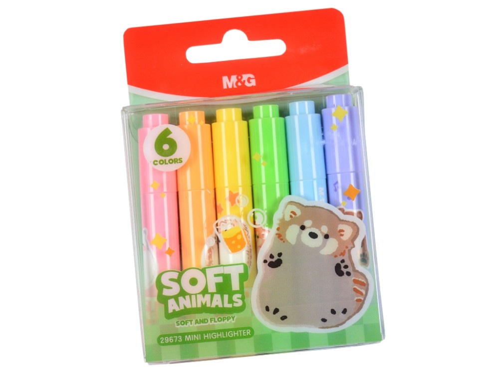 M&G mini markerji Soft Animals 6 kosov Akcija v trgovini Mueller