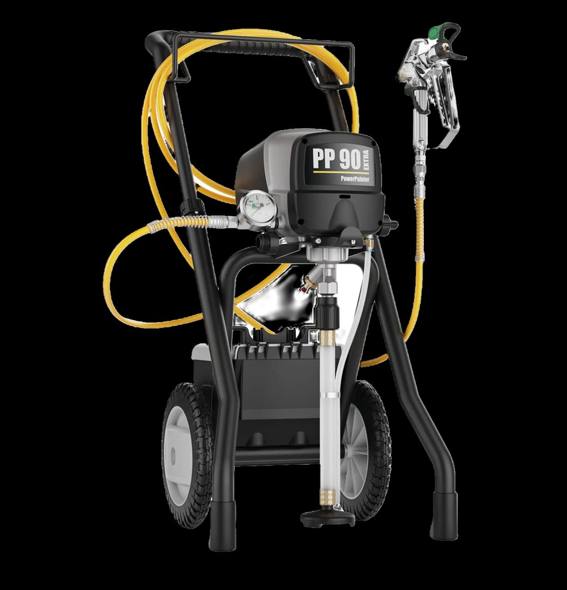 Sistem za pršilno barvanje 'PowerPainter 90 Extra HEA' + Stenska barva 'Absolute White' Komplet 3 x 3 l Wagner Akcija v trgovini Bauhaus