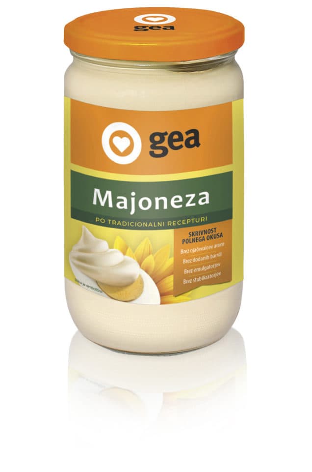 Majoneza Gea 620 g Akcija v trgovini Tuš