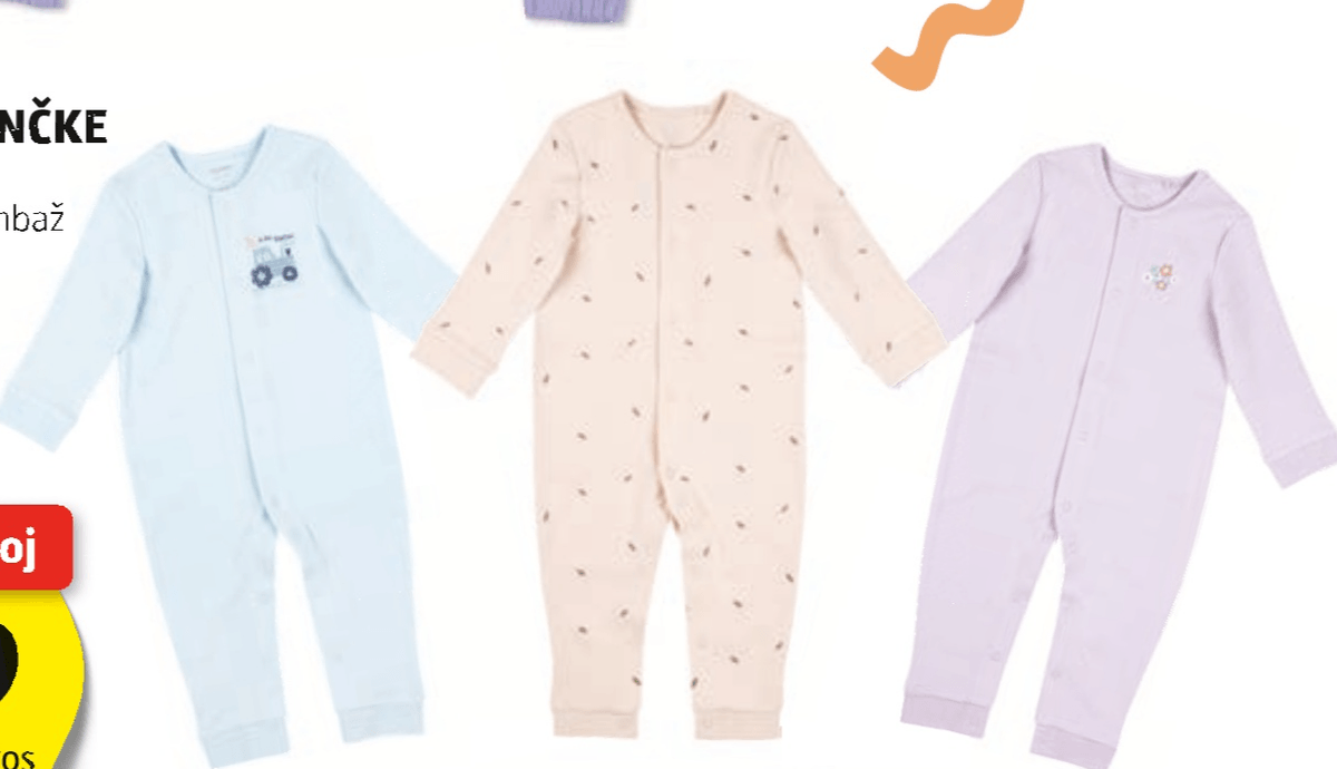 Lily & Dan Pajac za dojenčke 2 kosa - Akcija v trgovini Hofer