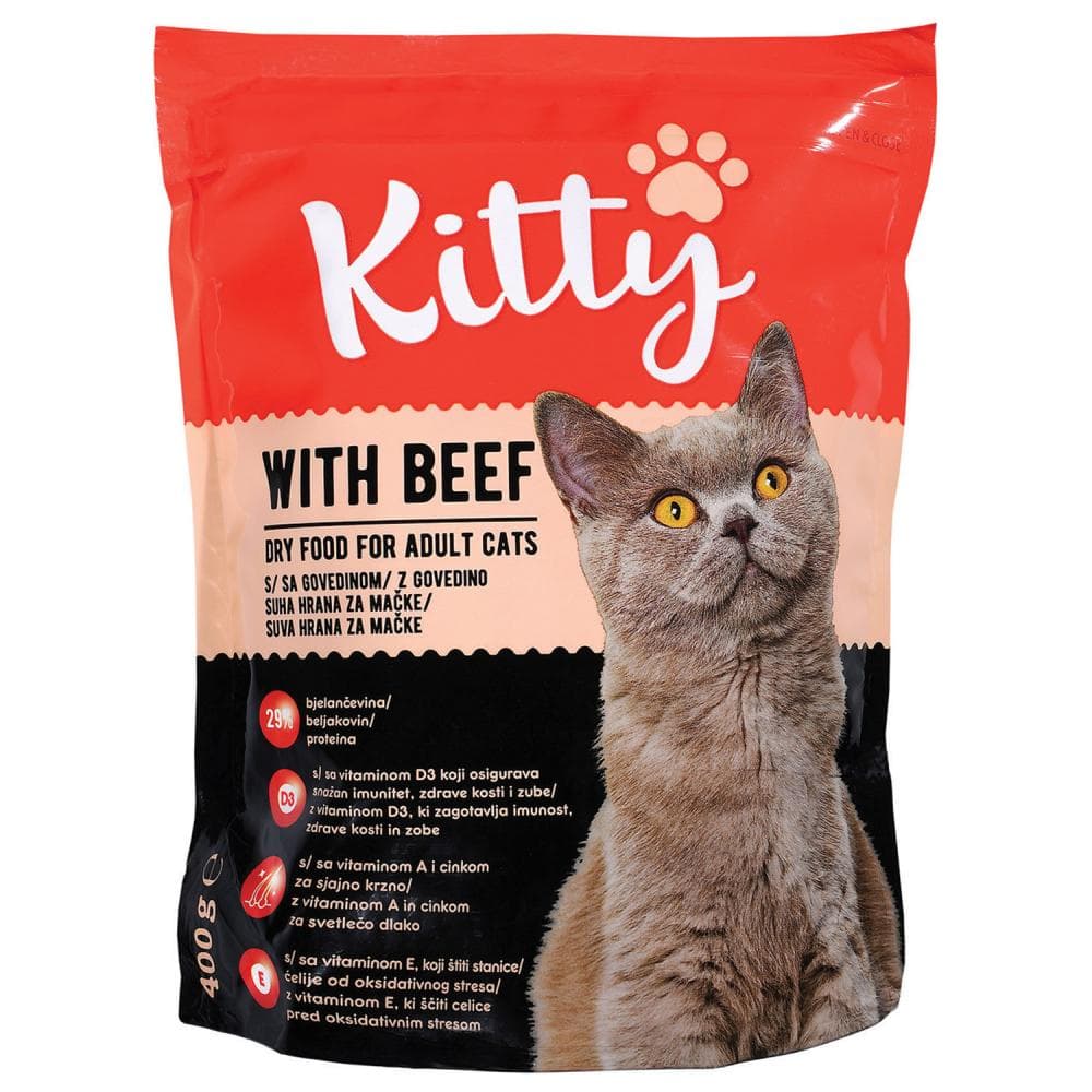 Hrana za mačke Kitty 400 g Akcija v trgovini Mercator