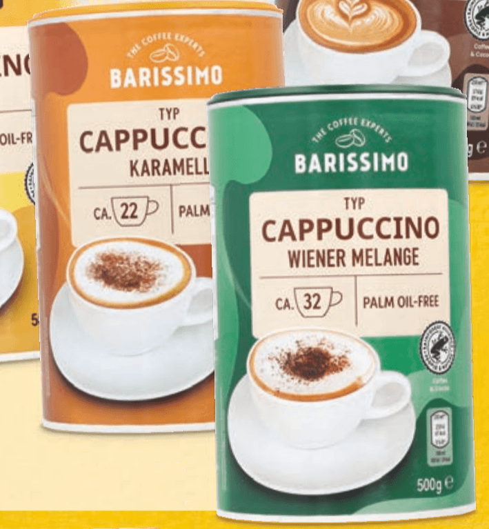 Barissimo Cappuccino 500 g - Akcija v trgovini Hofer