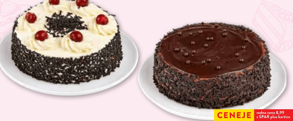 Torta pakirano, 600 g MLINOTEST - Akcija v trgovini Spar