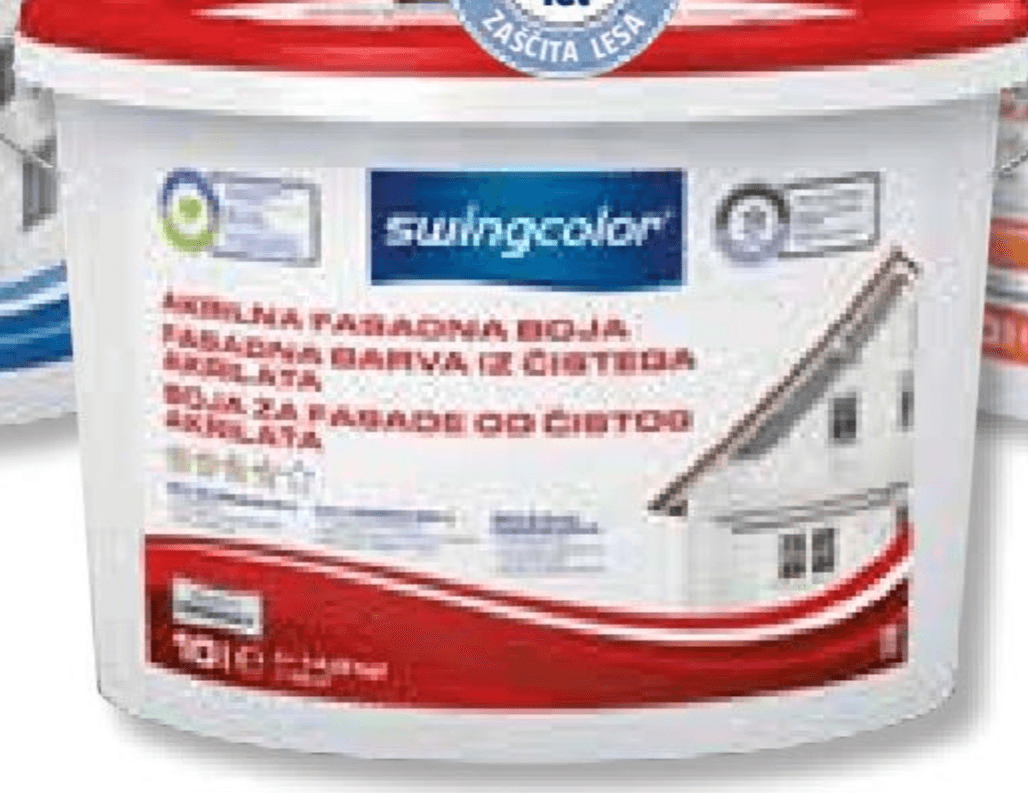 Akrilna fasadna barva 10 l - Akcija v trgovini Bauhaus