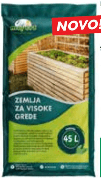 Univerzalna zemlja za visoke grede 45 L Moj vrt - Akcija v trgovini Jager