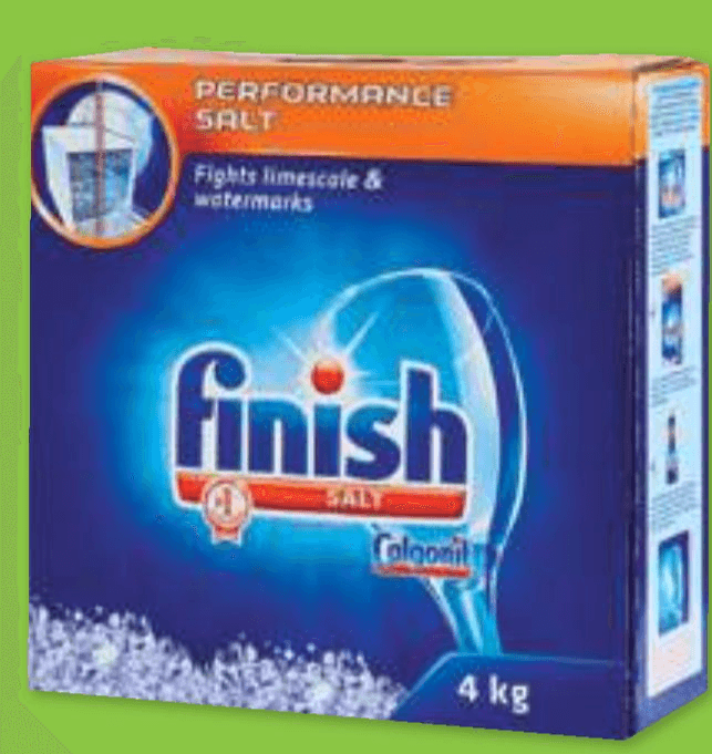 Sol za pomivalni stroj Finish 4 kg Akcija v trgovini E.Leclerc