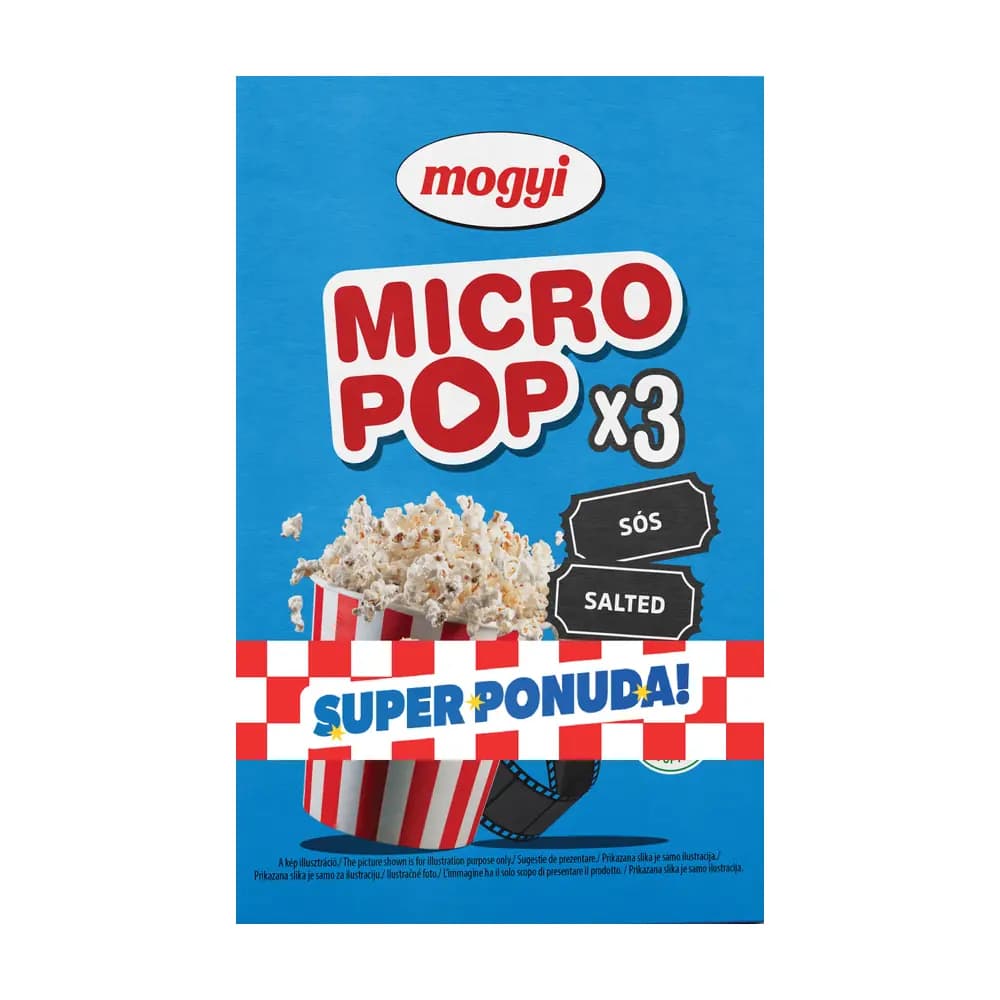 Mogyi kokice za mikrovalovno pečico 900 g (3 x 300 g) Akcija v trgovini Pevex