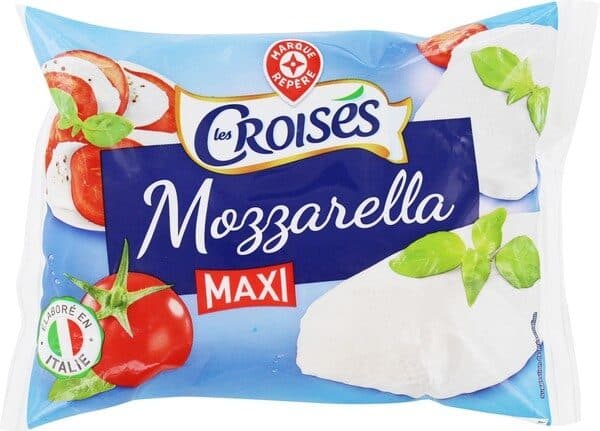 Sir Mozzarella Maxi Croisés 250 g Akcija v trgovini E.Leclerc