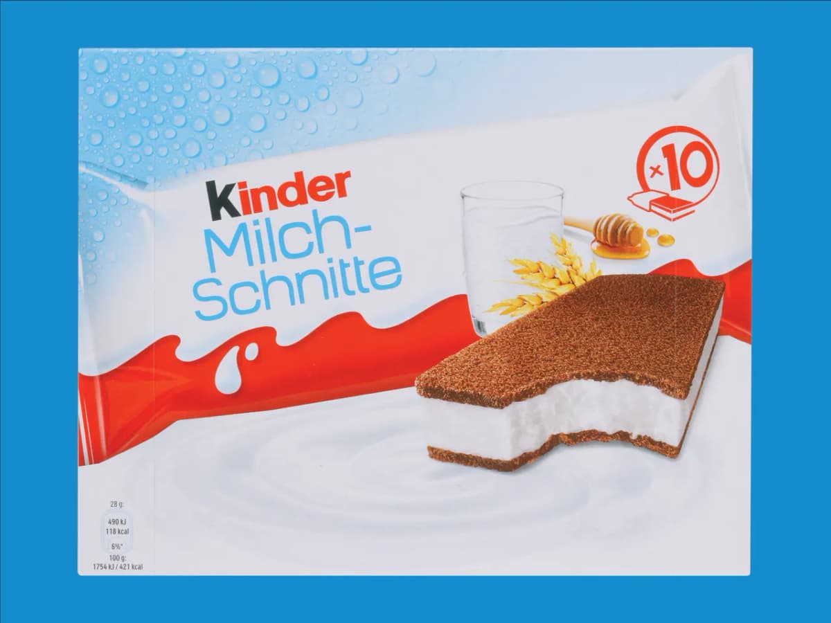 Kinder mlečna rezina 10 x 28 g Akcija v trgovini Lidl