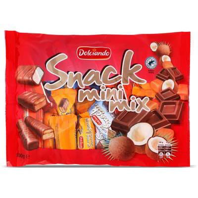 Mini mešane čokoladice Dolciando 500 g Akcija v trgovini Eurospin