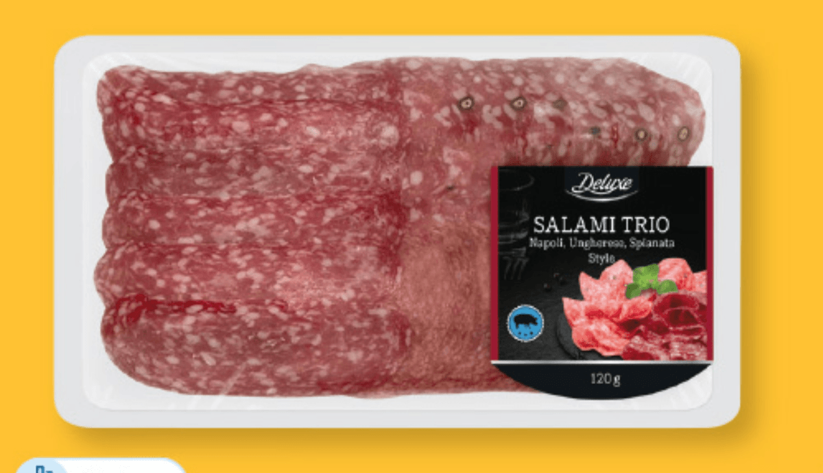 Deluxe Tris salam 120 g - Akcija v trgovini Lidl