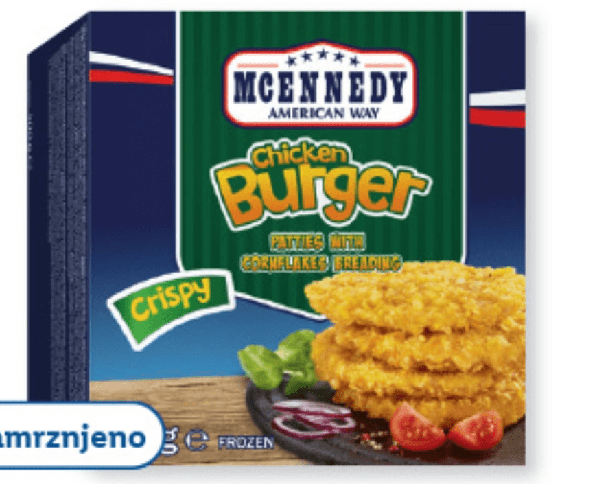 MCENNEDY Piščančja pleskavica 500 g - Akcija v trgovini Lidl