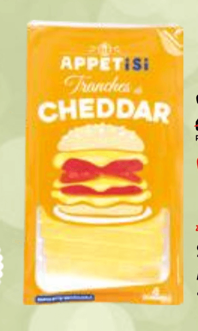 Sir Cheddar Appetisi 130 g Akcija v trgovini E.Leclerc
