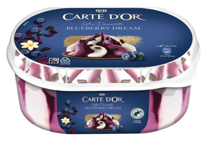 Sladoled Carte Dor 825 ml Akcija v trgovini Mercator