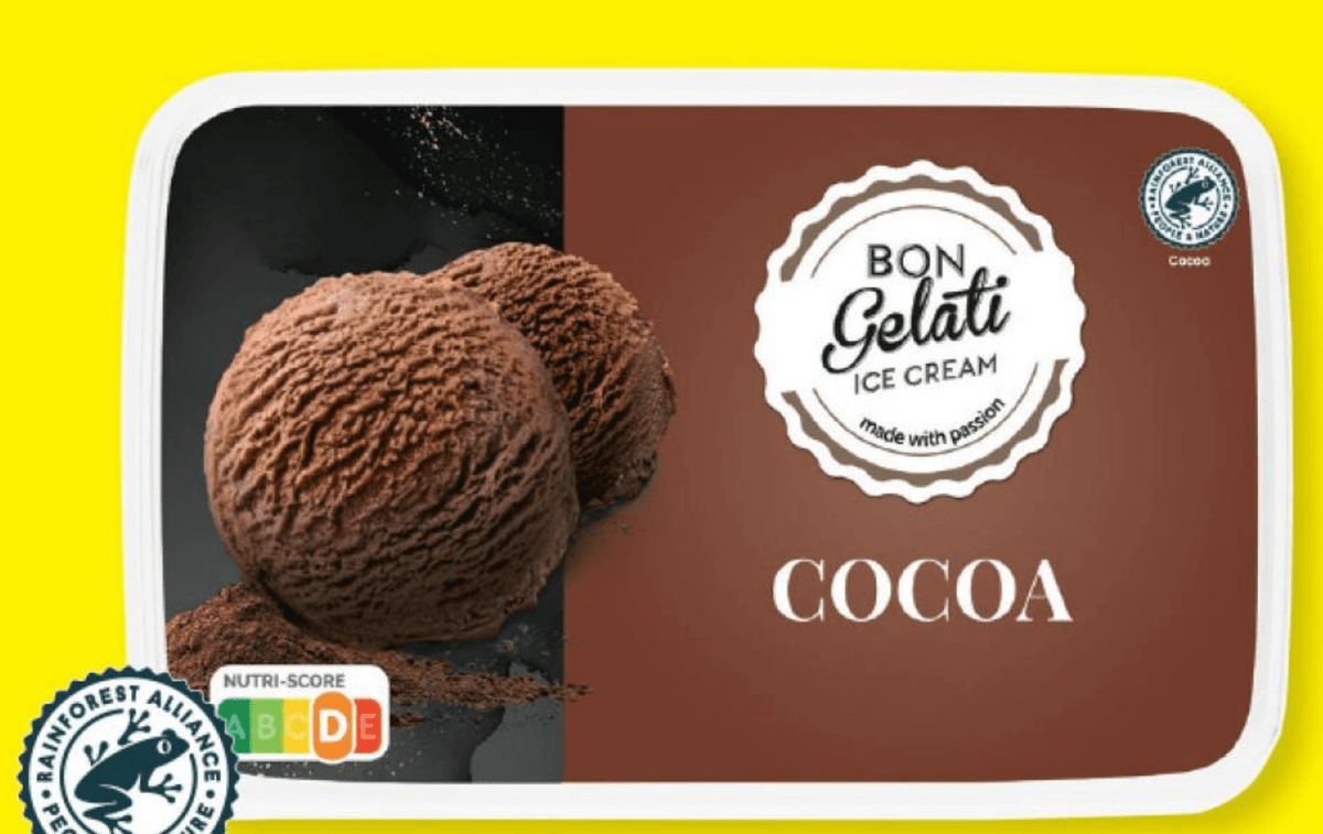 Bon Gelati Sladoled kakav 2 x 2.5 l Akcija v trgovini Lidl