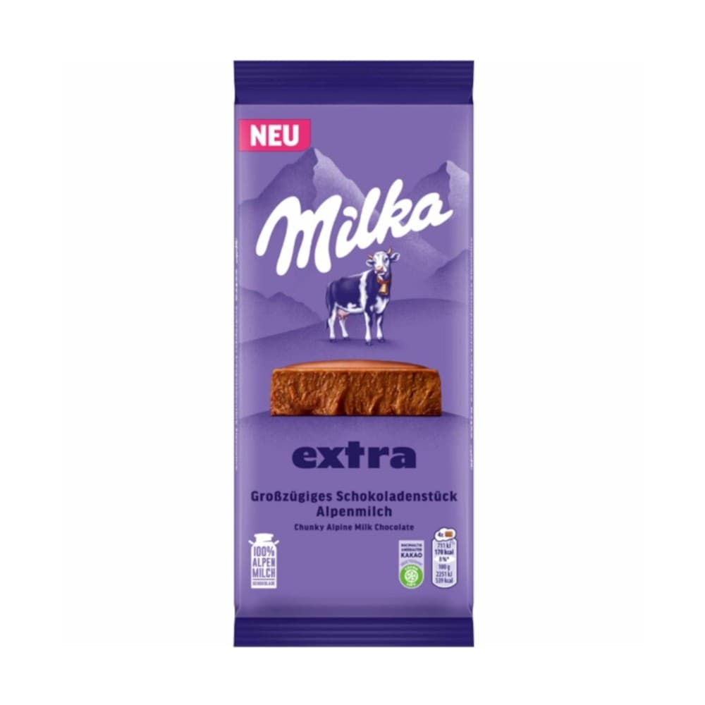 Milka Extra čokolada Alpenmilch 190 g Akcija v trgovini Regal Shop