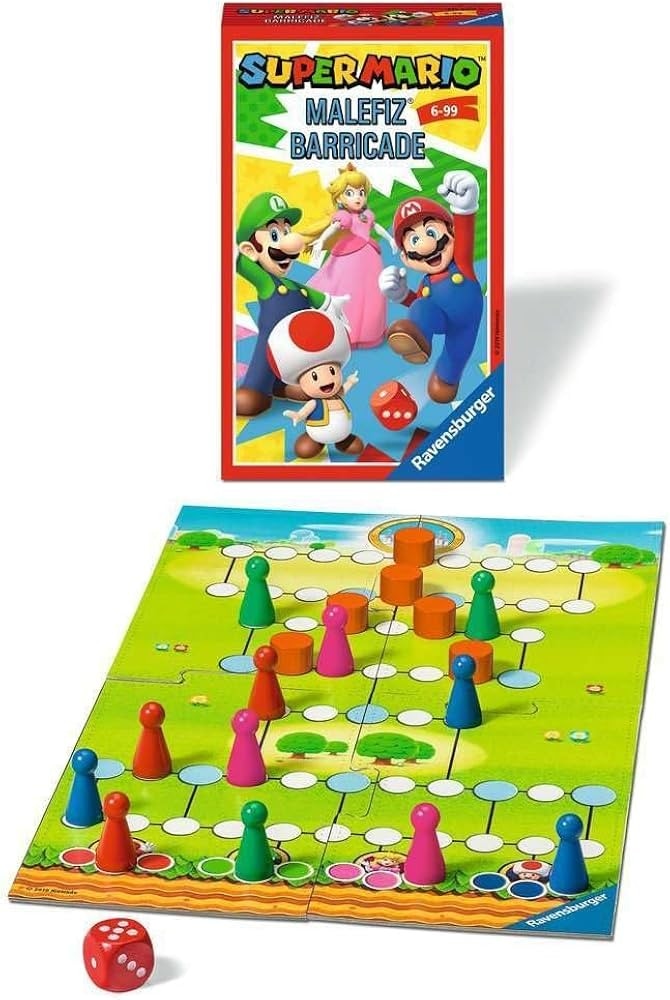 Prenosna igra Ravensburger Super Mario Maleviz Barricade Akcija v trgovini Tedi