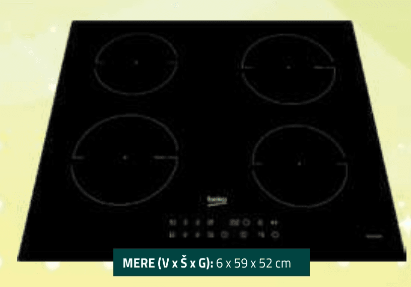 Indukcijska plošča HII 64400TO BEKO Akcija v trgovini E.Leclerc
