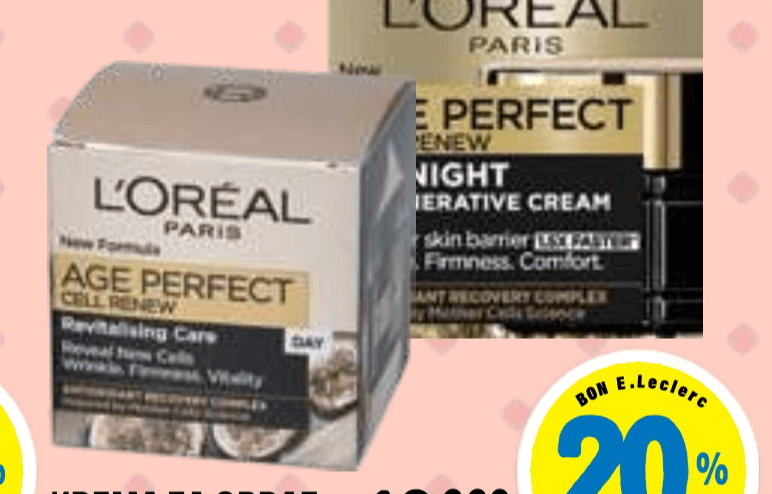 Krema za obraz L'Oréal Revitalift Laser 50 ml Akcija v trgovini E.Leclerc