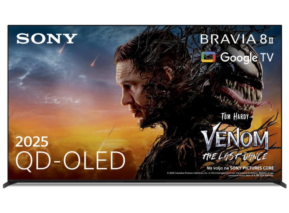 TV OLED Sony Bravia 8 II K55XR8M25BP 139 cm / 55" Akcija v trgovini Harvey Norman