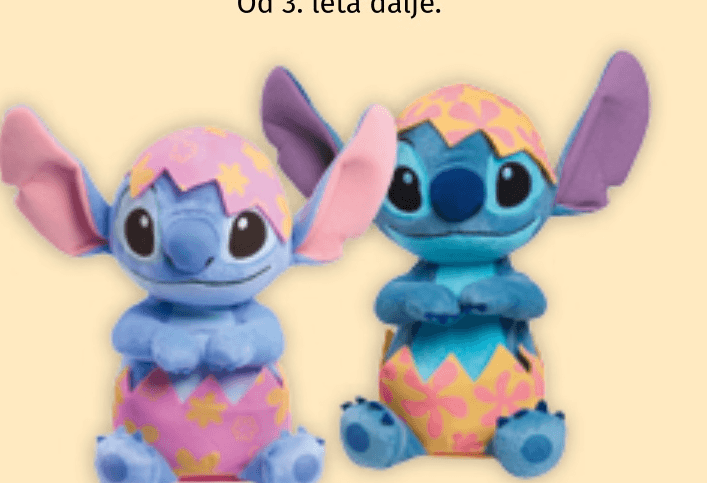 Justplay Disney Velikonočna Plišasta Igrača Žverca - Akcija v trgovini Mueller