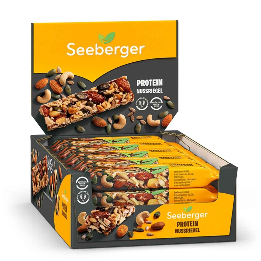 Seeberger proteinske ploščice 35 g Akcija v trgovini Mueller