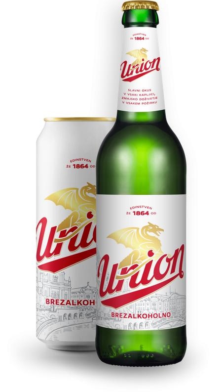 Svetlo brezalkoholno pivo Laško Zlatorog ali Union 0,5 l - Akcija v trgovini E.Leclerc