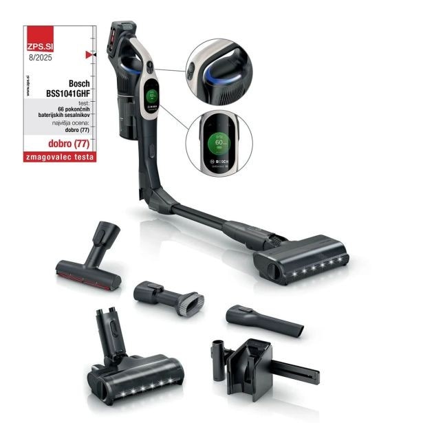 Pokončni sesalnik Bosch BSS1041GHF Akcija v trgovini Merkur
