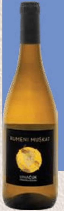 Kakavostno vino ZGP Rumeni Muškat 0,75 l Čuk Akcija v trgovini E.Leclerc